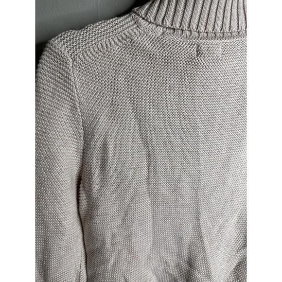 J.Crew‎ Women's Beige Long Sleeve Turtle Neck Pullover Sweater Size XS 5% Wool - Picture 9 of 14